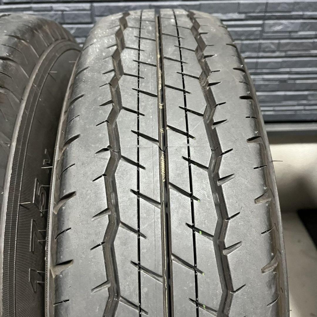 ダンロップ SP175N 195/80R15 107/105L 中古 2本 1