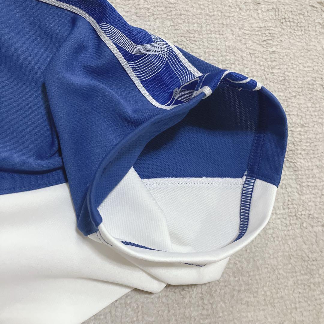 【美品】ナイキ DRI-FIT サッカージャージ 青×白 メンズLサイズ 半袖