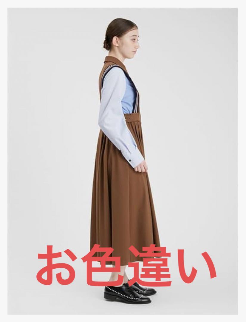 FURFUR リブラインミックスワンピース グレー 新品未使用