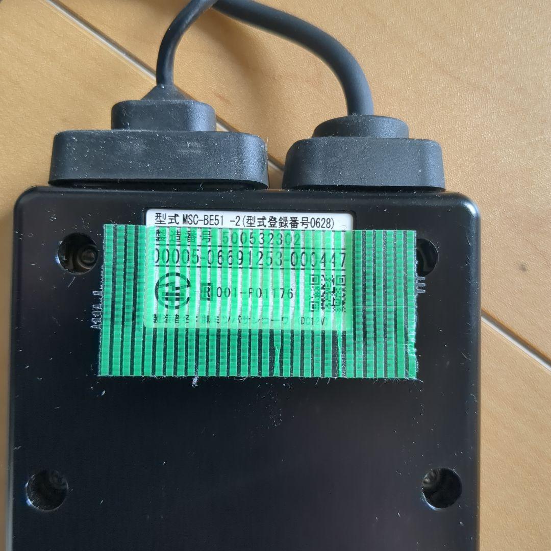 バイク　2輪用ETC　MSC-BE51