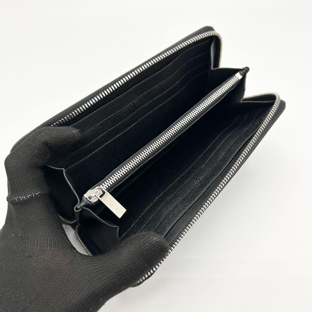 極美品 BERLUTI ベルルッティ スクリットカリグラフィラウンド 長財布