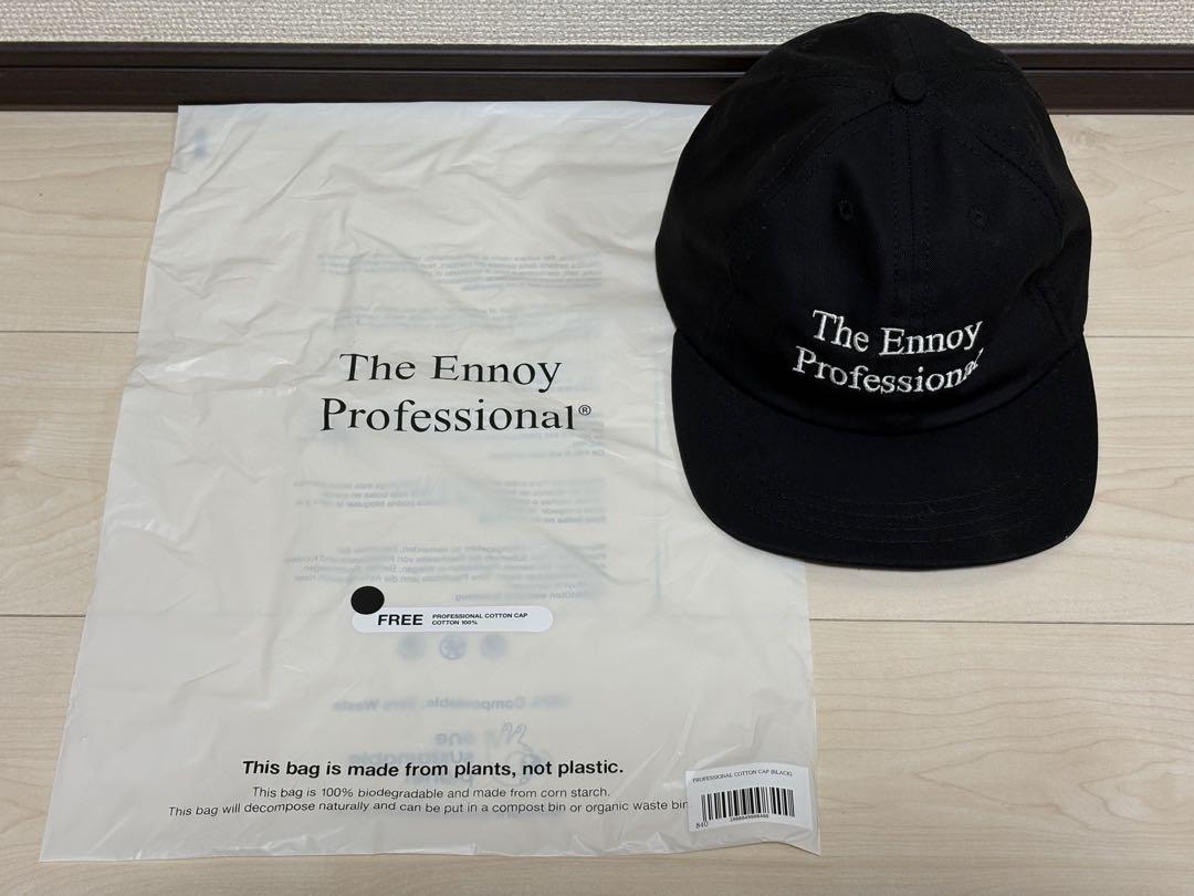 帽子 Ennoy Professional 2025 cotton cap black