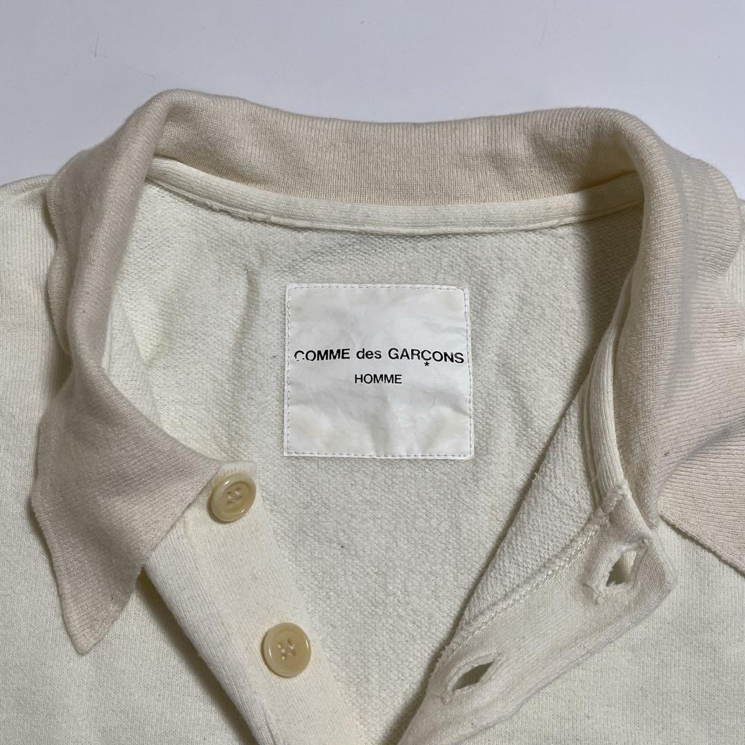 COMME des GARÇONS HOMME 長袖ニットポロシャツ 田中オム