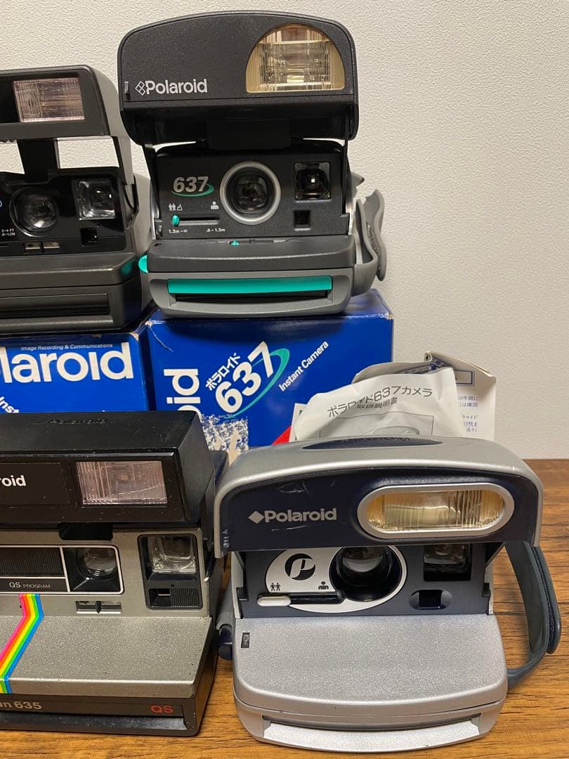 速くおよび自由な ※動作未確認ジャンク polaroid ポラロイドカメラ5台