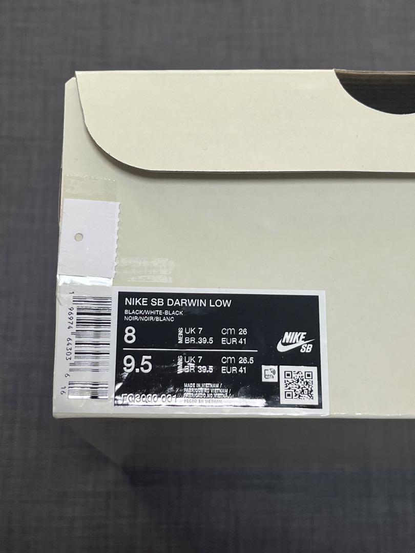 26cm 黒 Supreme Nike SB Darwin Low Black 画像2