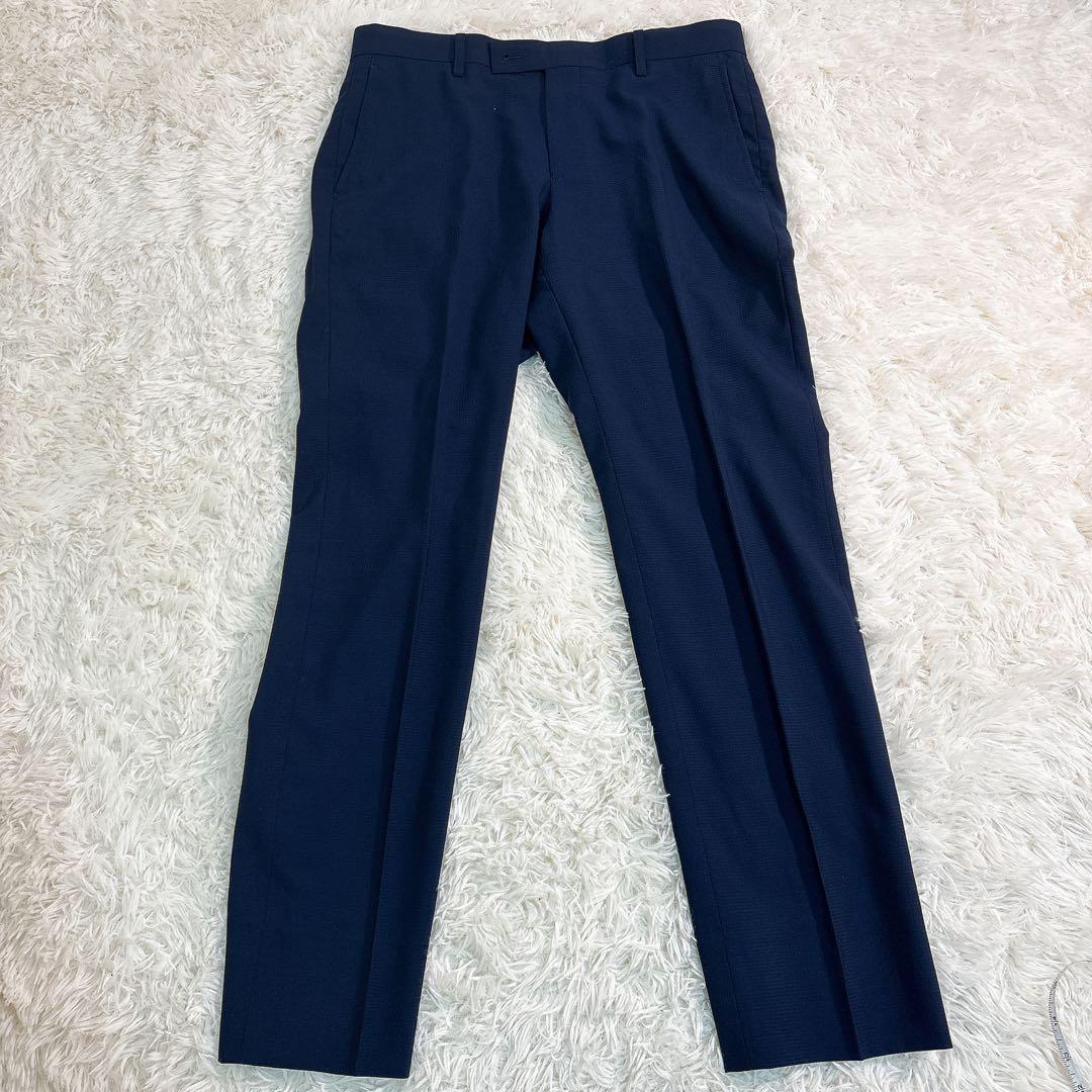 ✨極美品✨ ORIHICA ビジネススーツ ネイビー ストレッチ 上下 A5