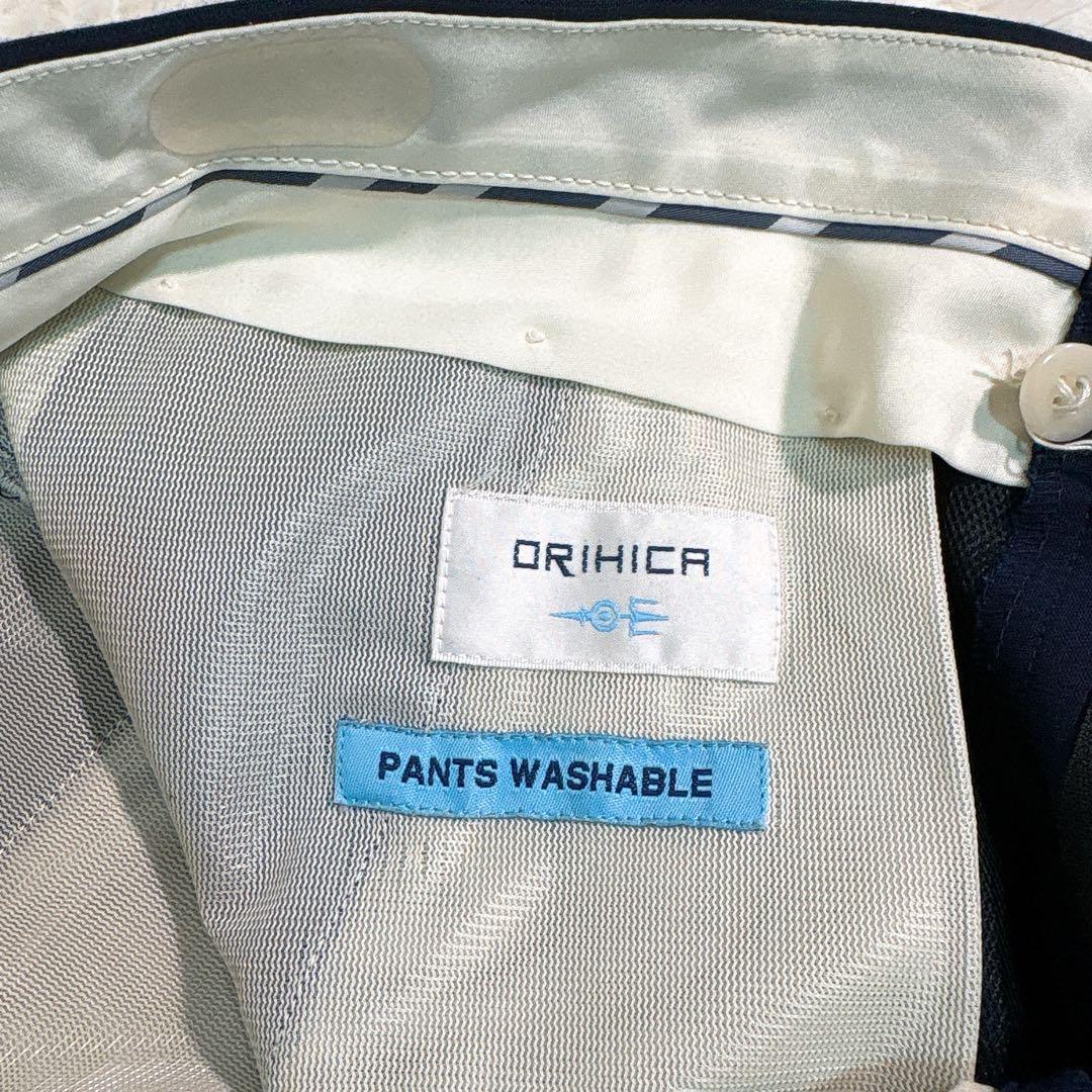✨極美品✨ ORIHICA ビジネススーツ ネイビー ストレッチ 上下 A5