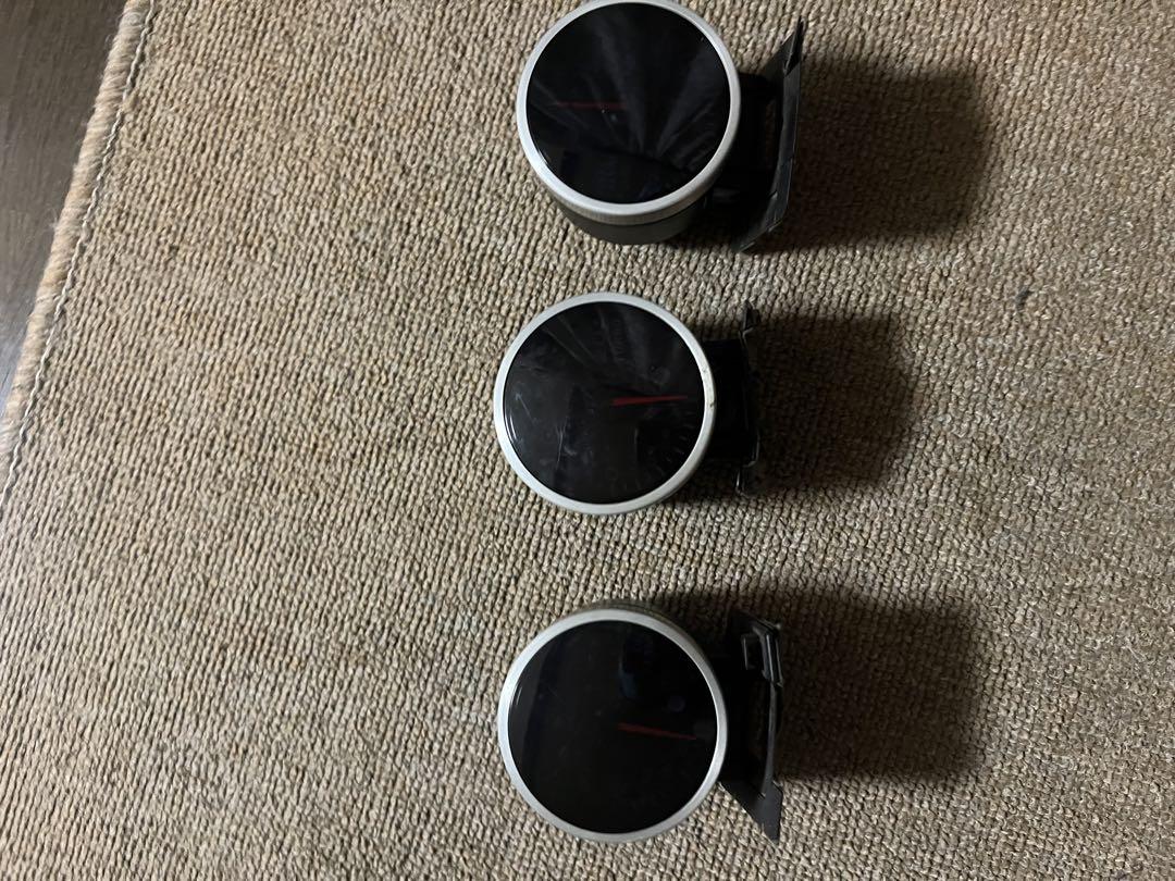 defi 3連メーター　配線一部とコントローラー