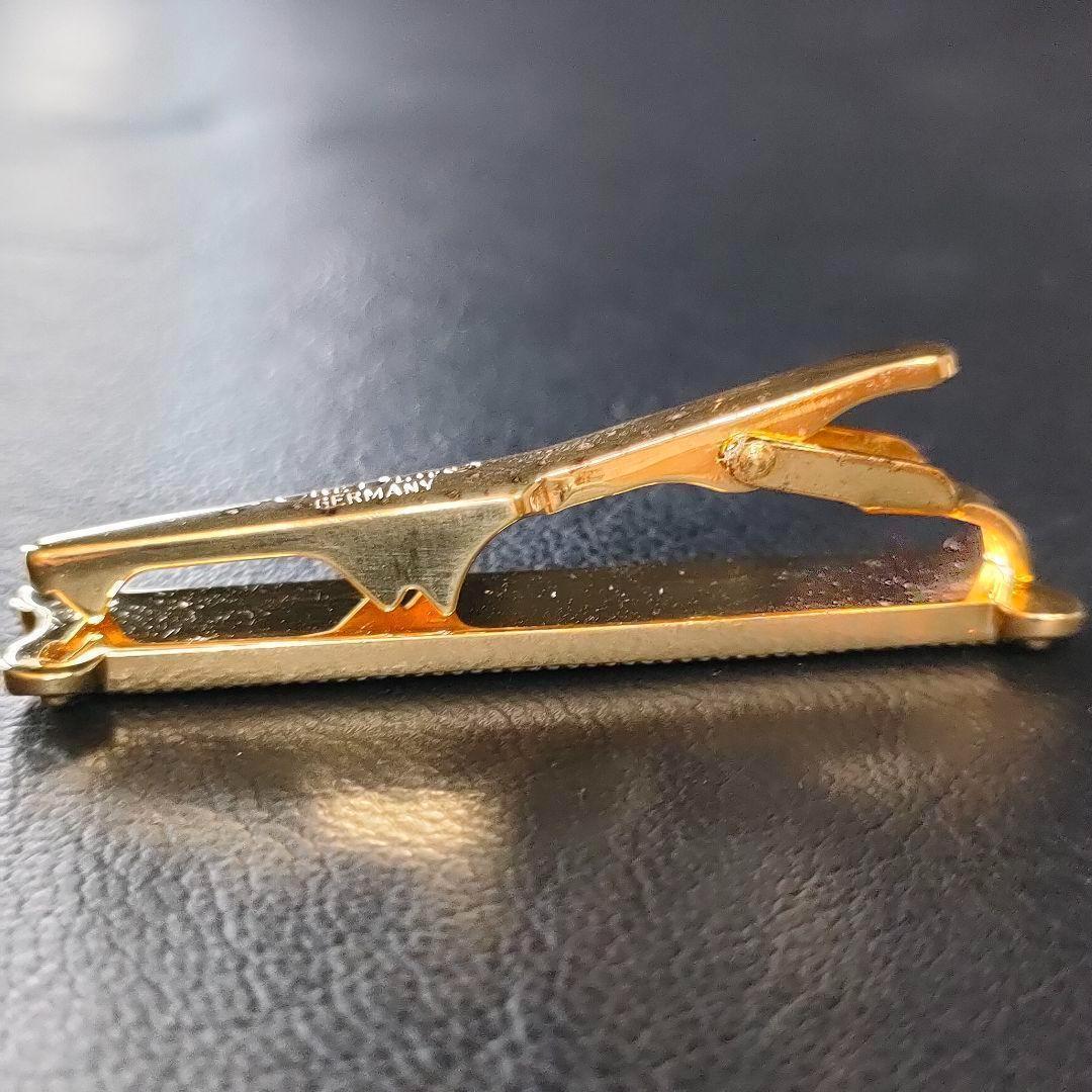 美品】Dior ディオール ネクタイピン CDロゴ ゴールド ブラウン