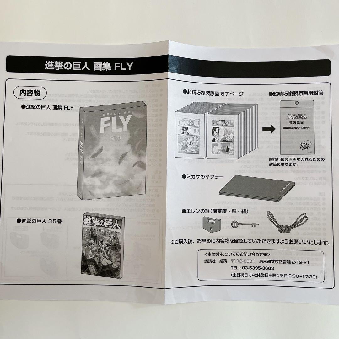 進撃の巨人 FLY 画集 - メルカリ