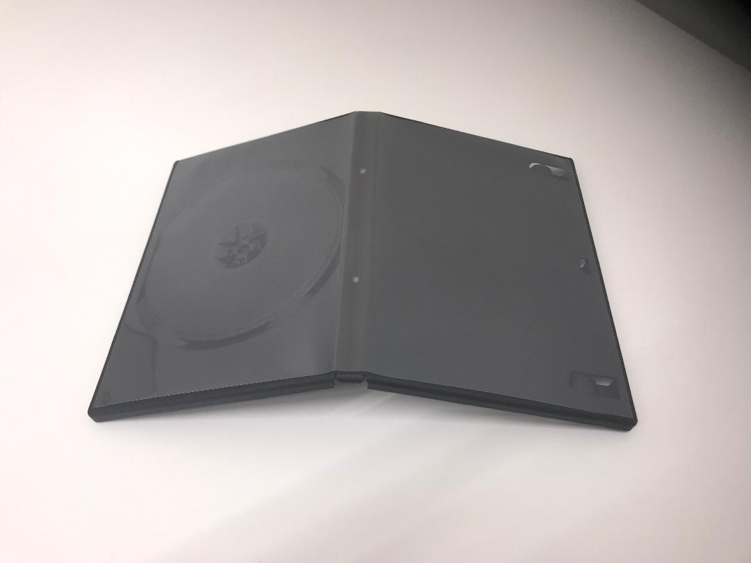 【新品】DVDトールケース ブラック1枚収納用100枚セット
