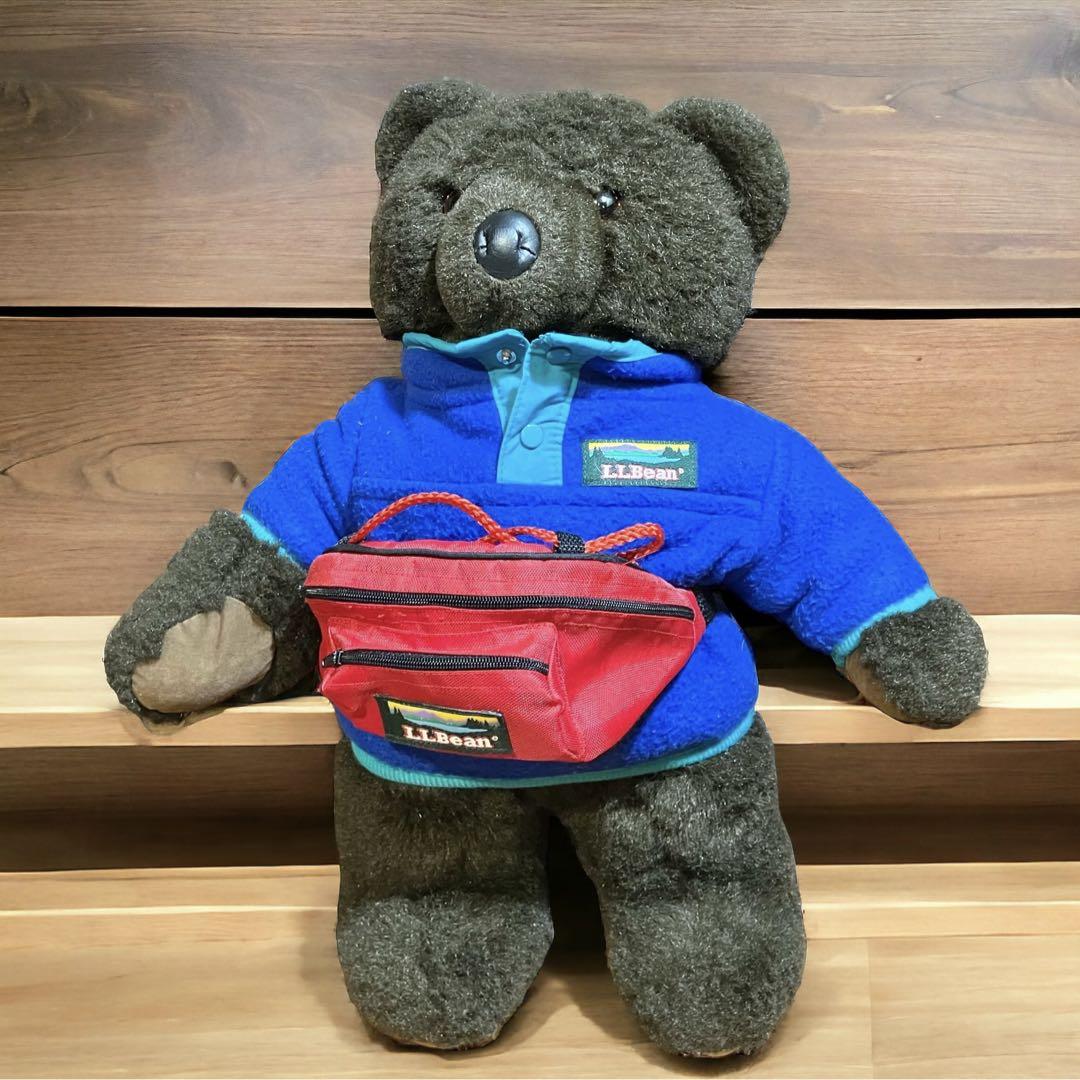 レア　llbean  teddy bear テディベアー　フリース　大きい！