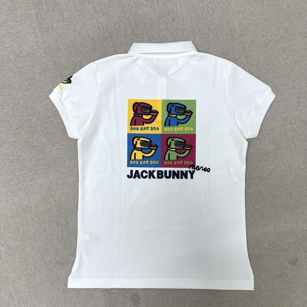 ★中古品★ Jack Bunny!! ポロシャツ　半袖　Mサイズ　ホワイト