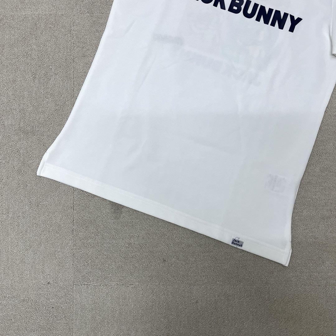 ★中古品★ Jack Bunny!! ポロシャツ　半袖　Mサイズ　ホワイト