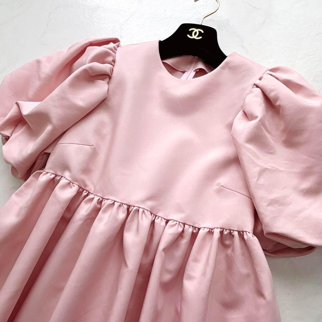 タグ付・新品 【ツルバイマリコオイカワ】Lapin（flower） ピンク ツルバイマリコオイカワ】新品未使用＊Lapin チュニック ピンク