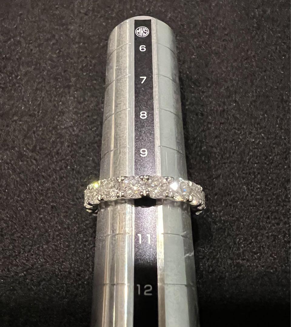 天然ダイヤモンド ハーフエタニティリング 2ct 画像6
