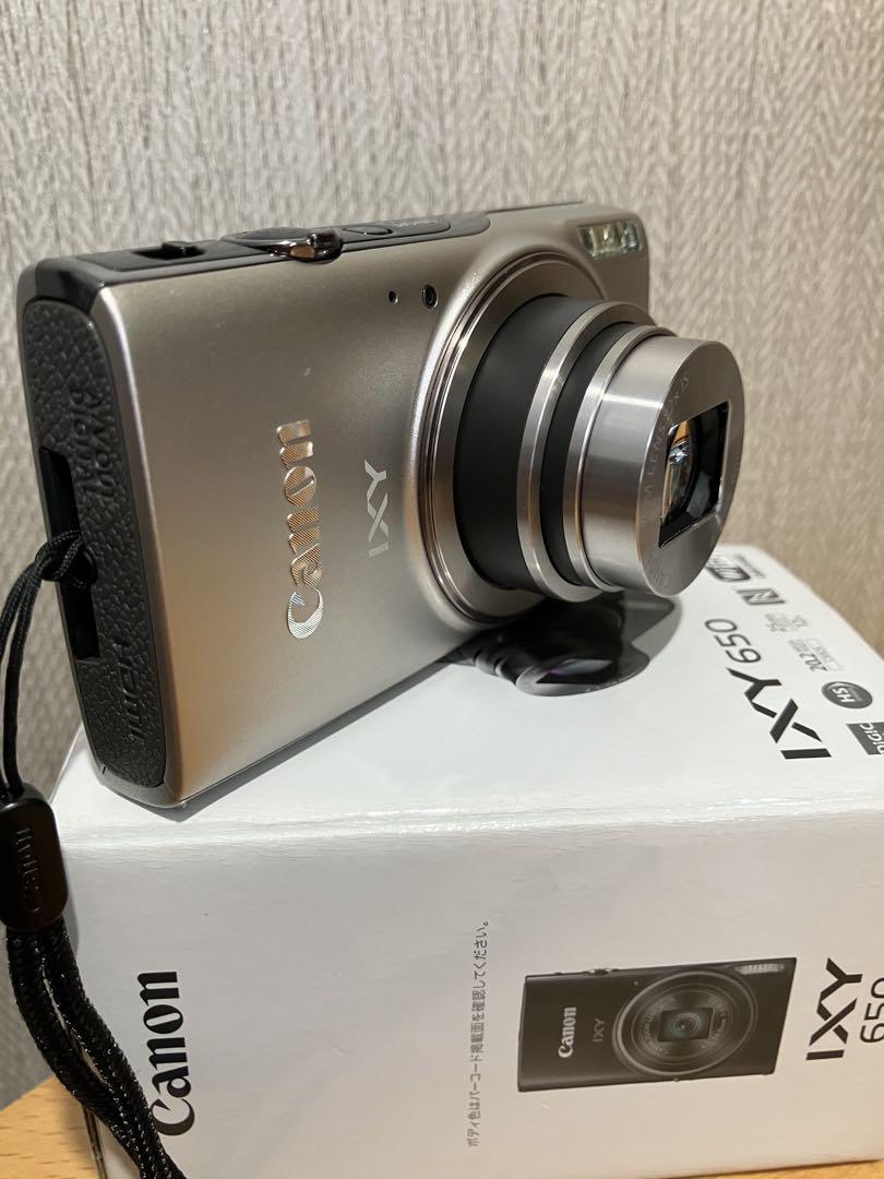 Canonデジカメ IXY650 シルバー美品 元箱有り