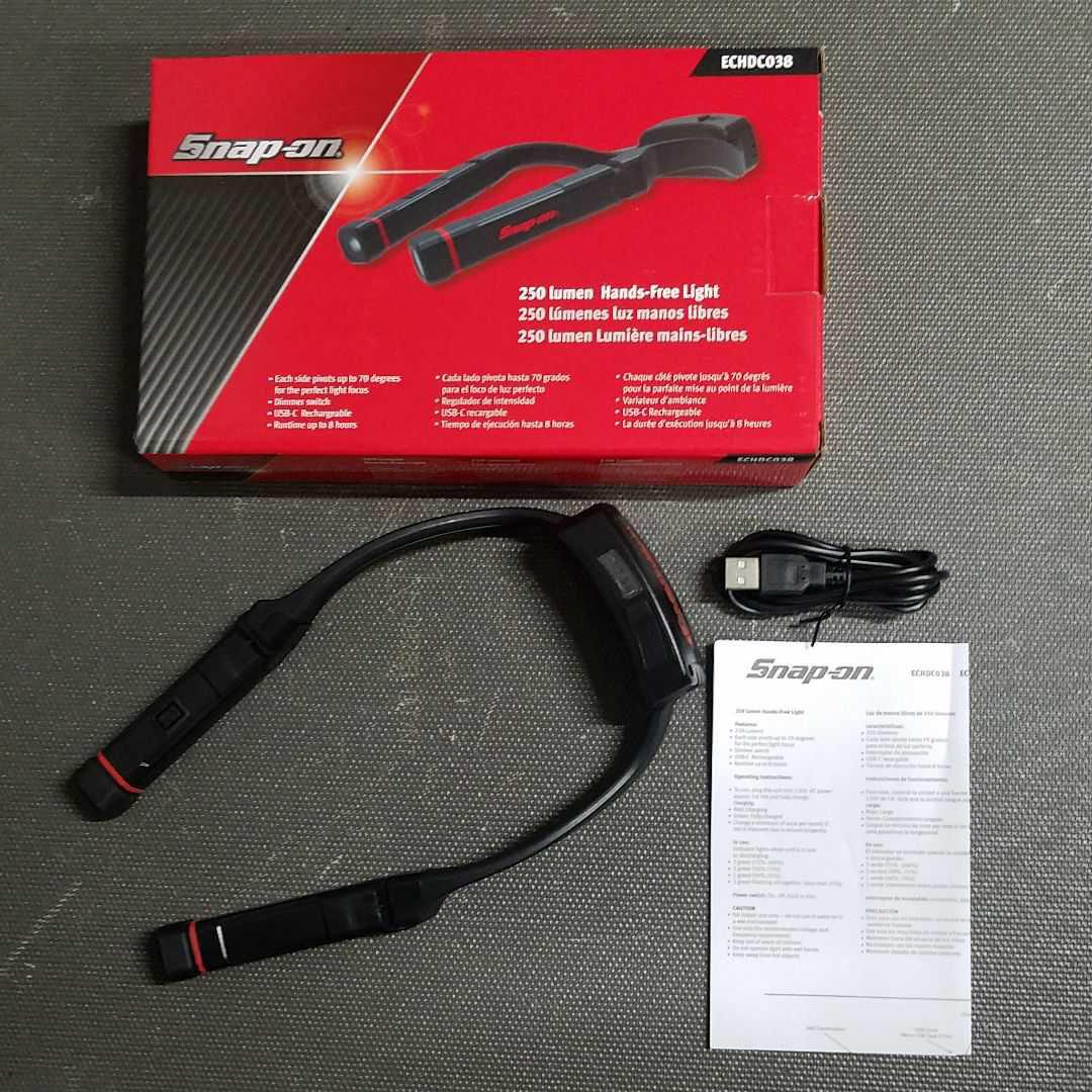 スナップオン Snap-on LEDハンズフリーネックライト ECHDC038G