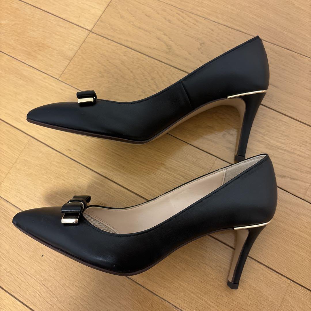 【新品未使用】DIANA ブラック ポインテッドトゥパンプス