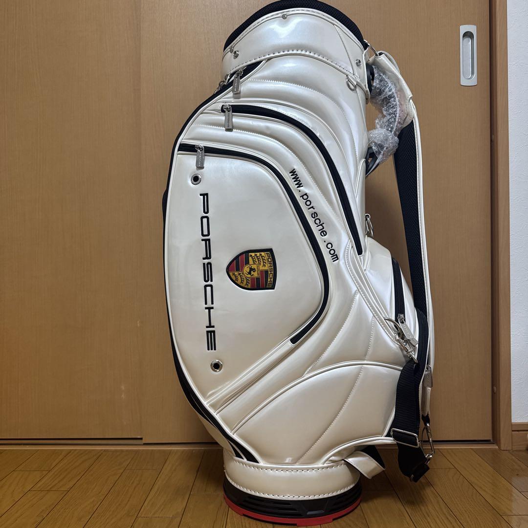 Porsche ポルシェ ゴルフバッグ ホワイト