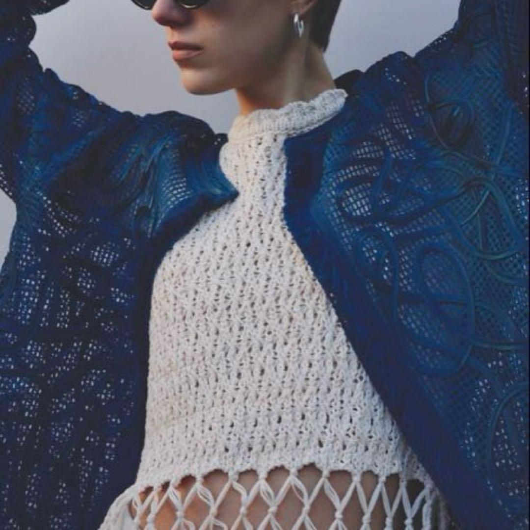 MEDI TAPE EMBROIDERY MESH JACKET - メルカリ