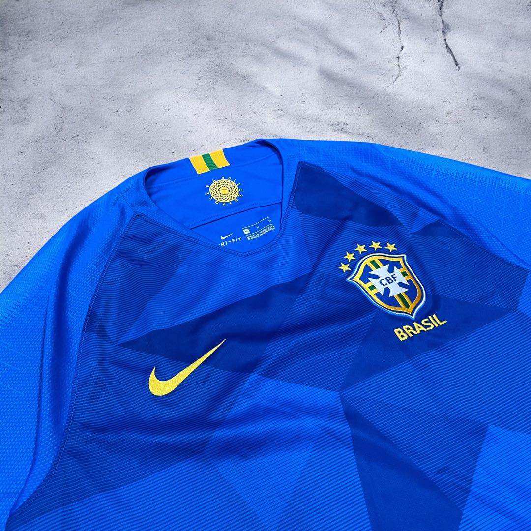 【希少】2018 ブラジル代表 ユニフォーム アウェイ NIKE M 正規品