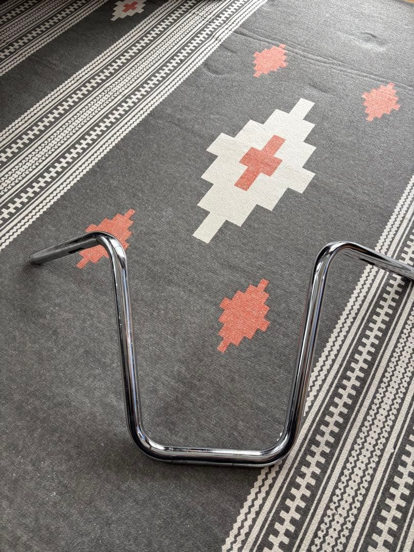 ハーレー ナローエイプバーハンドル:クローム/14インチ