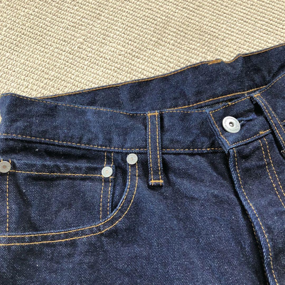 美品 ripo trenta anni 岡山デニム ワイドデニム 太め 赤耳