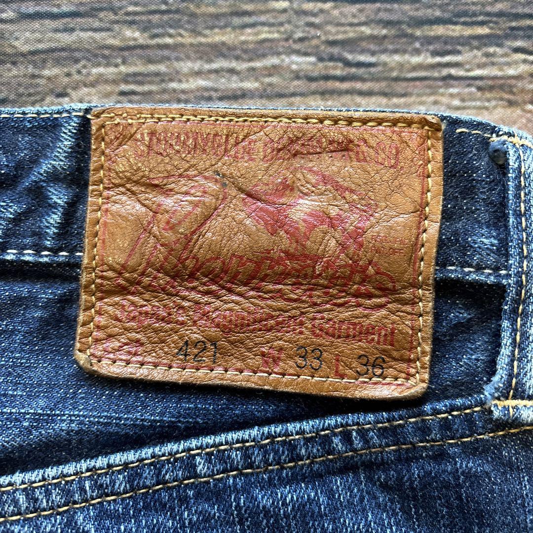 PHERROWS / 421 WWⅡ selvedge denim pants