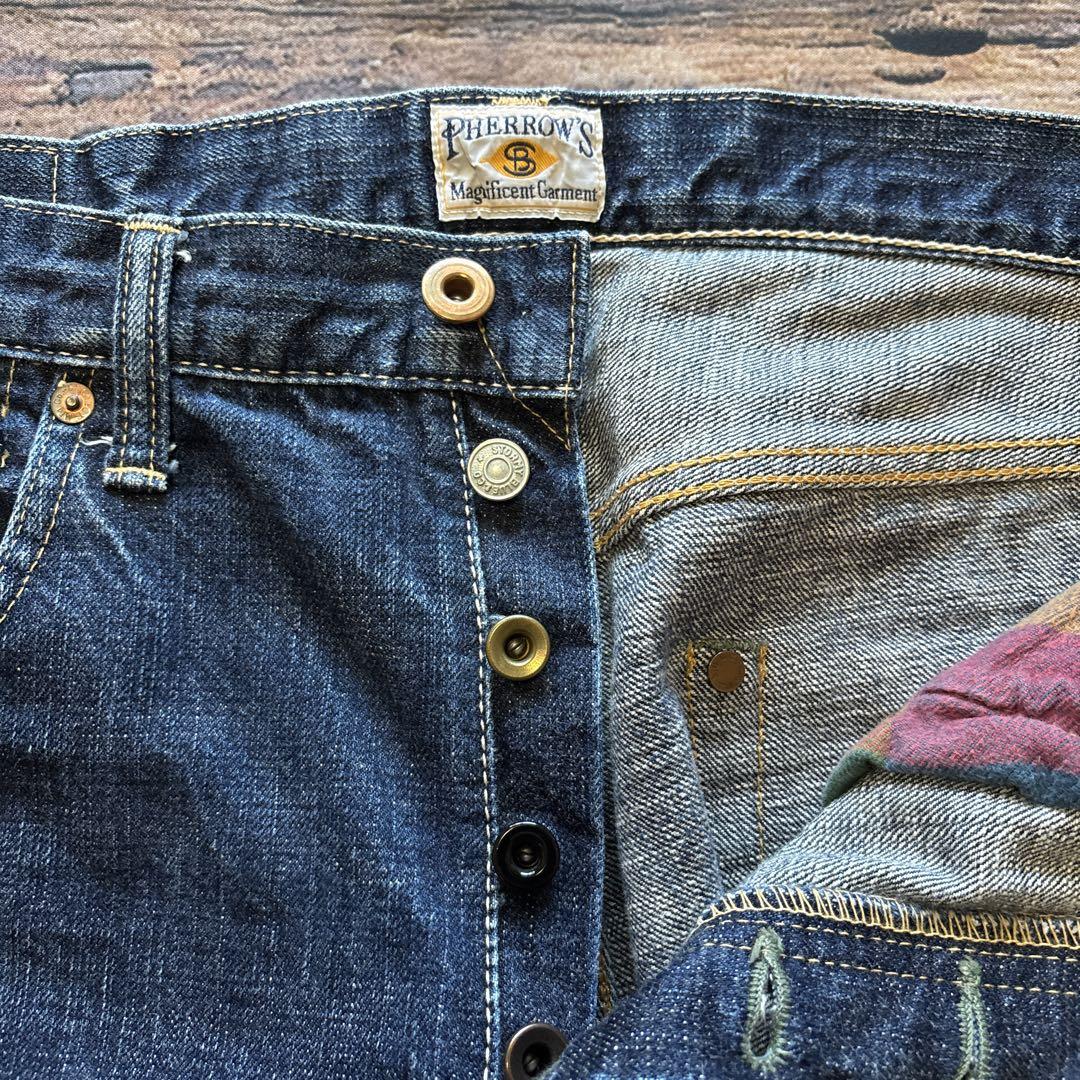 PHERROWS / 421 WWⅡ selvedge denim pants