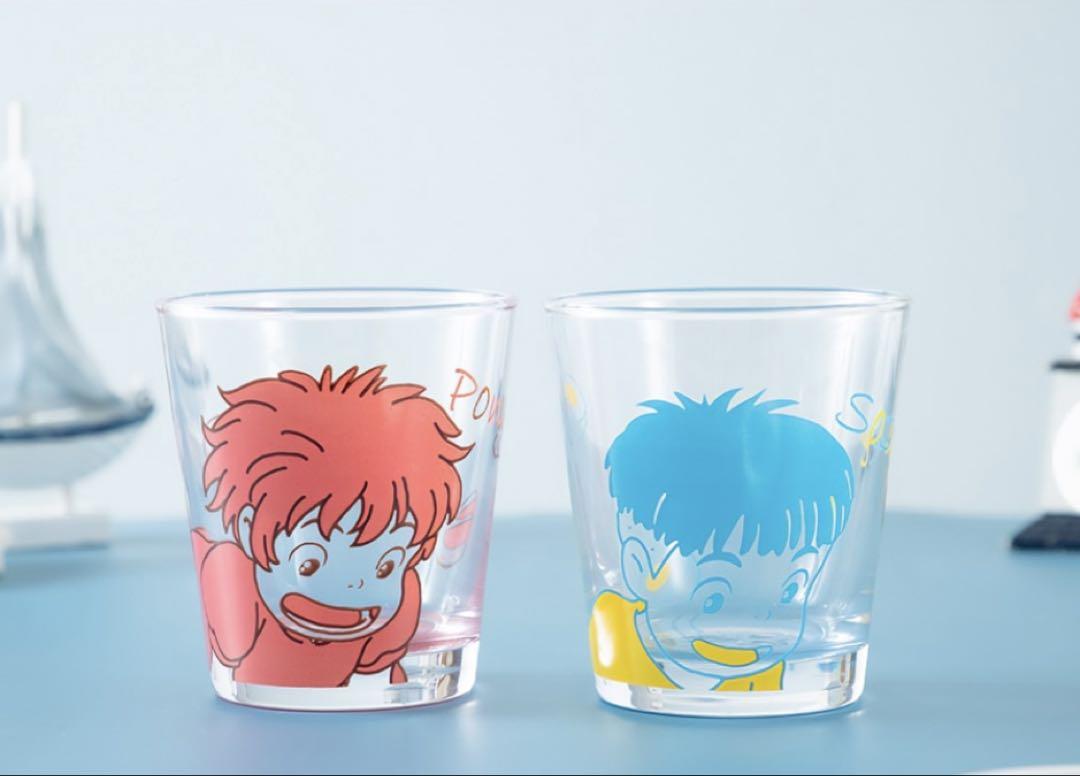 崖の上のポニョ　ポニョグラスセット　アサヒ飲料　ジブリ　懸賞品 激レア 崖の上のポニョ ポニョグラスセット アサヒ飲料 ジブリ