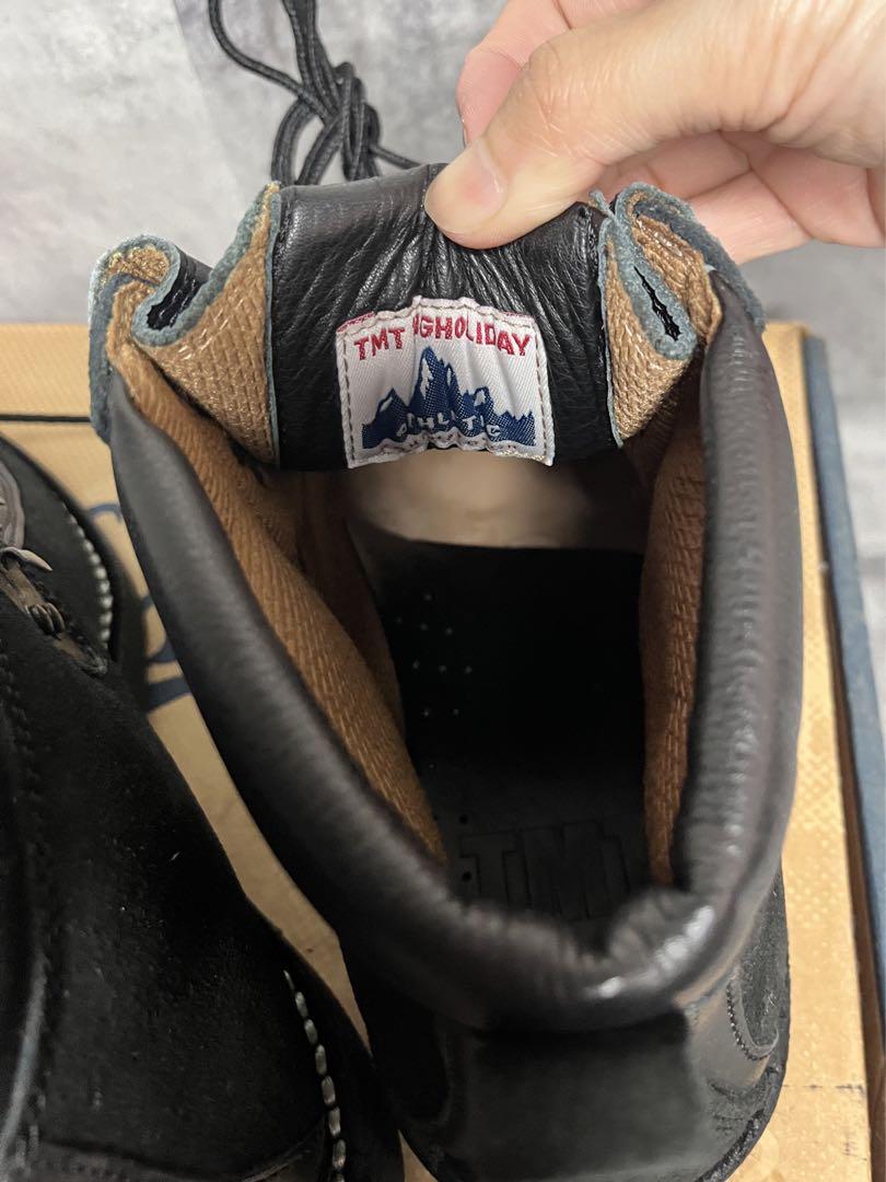 on boots