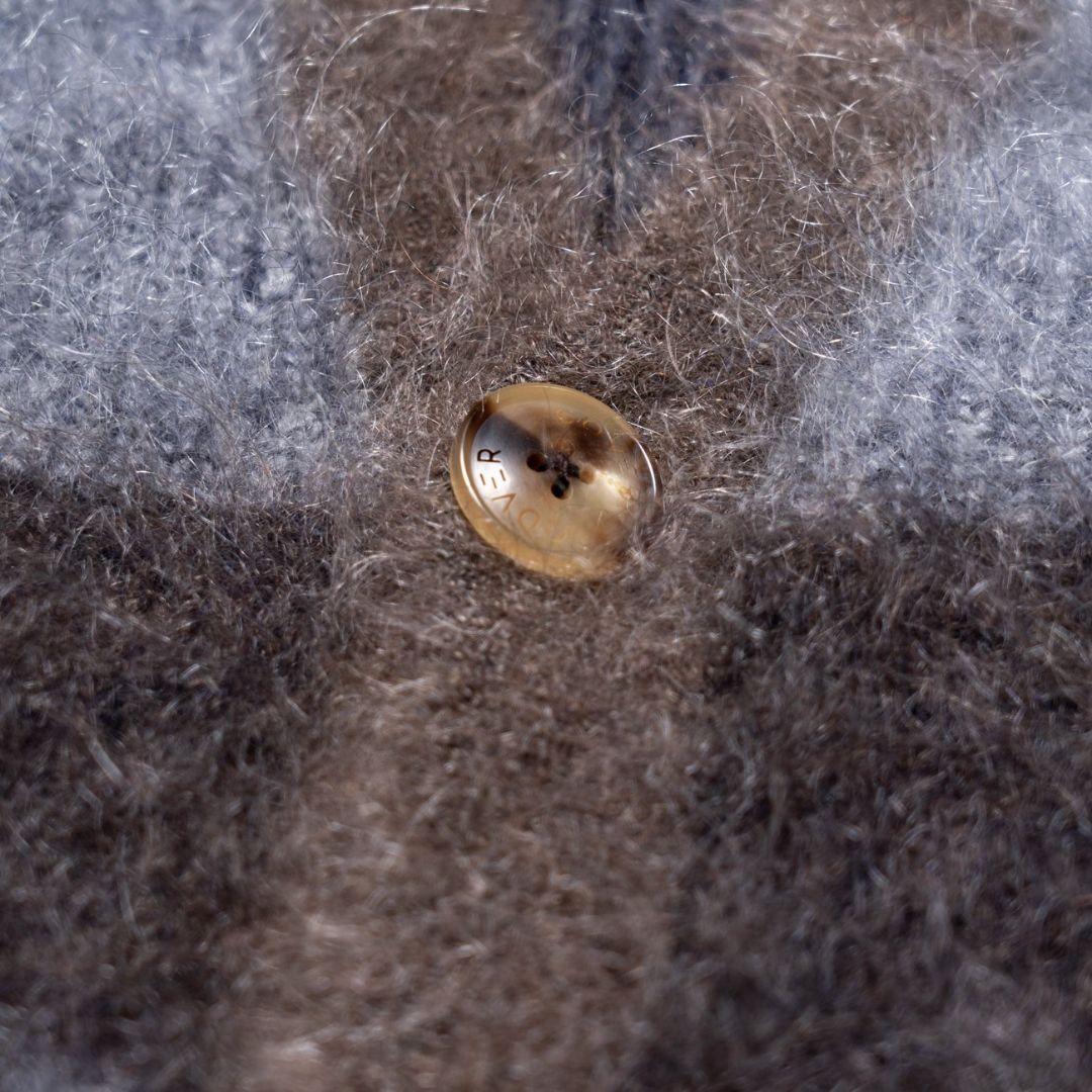 【未使用品】COVER L SIX Mohair Cardigan Stripe