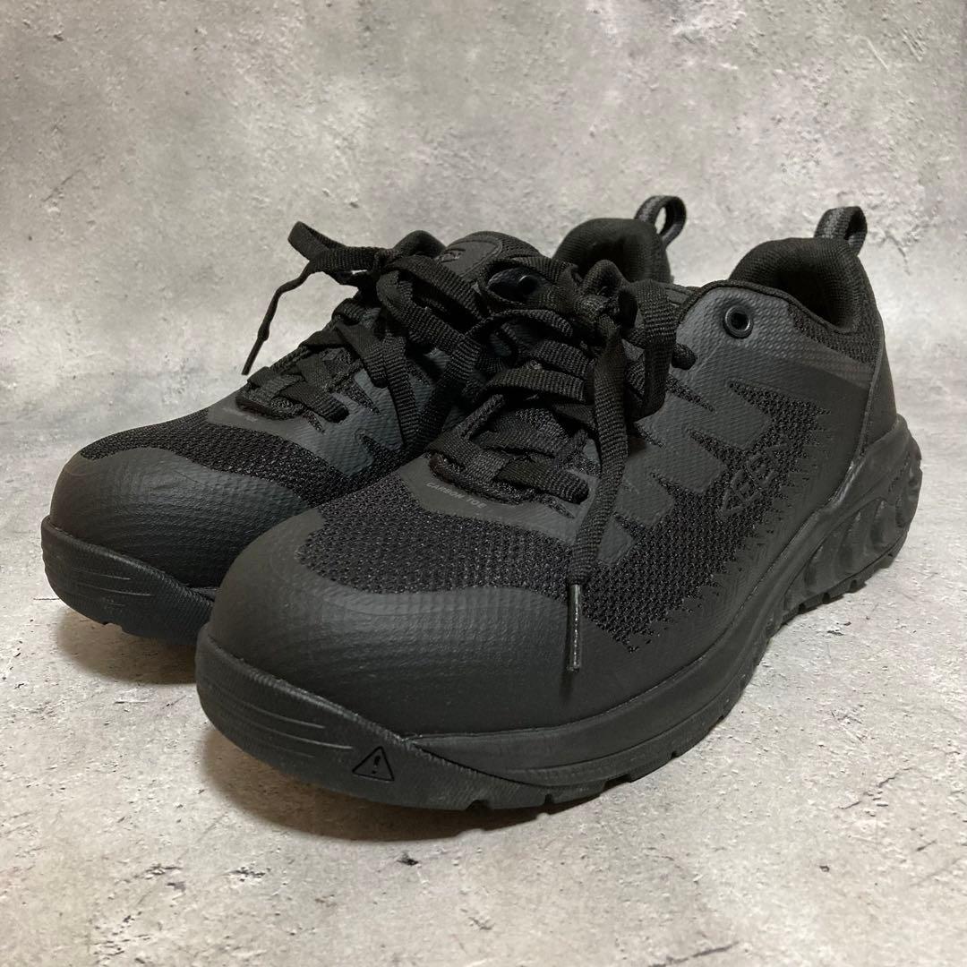 美品　キーン　KEEN (25) アルヴァダ　ARVADA　ワークシューズ　黒