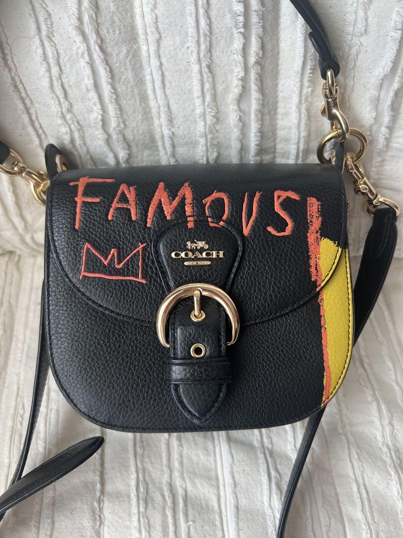 COACH コーチ バスキア コラボ ショルダーバッグ タウンバケット