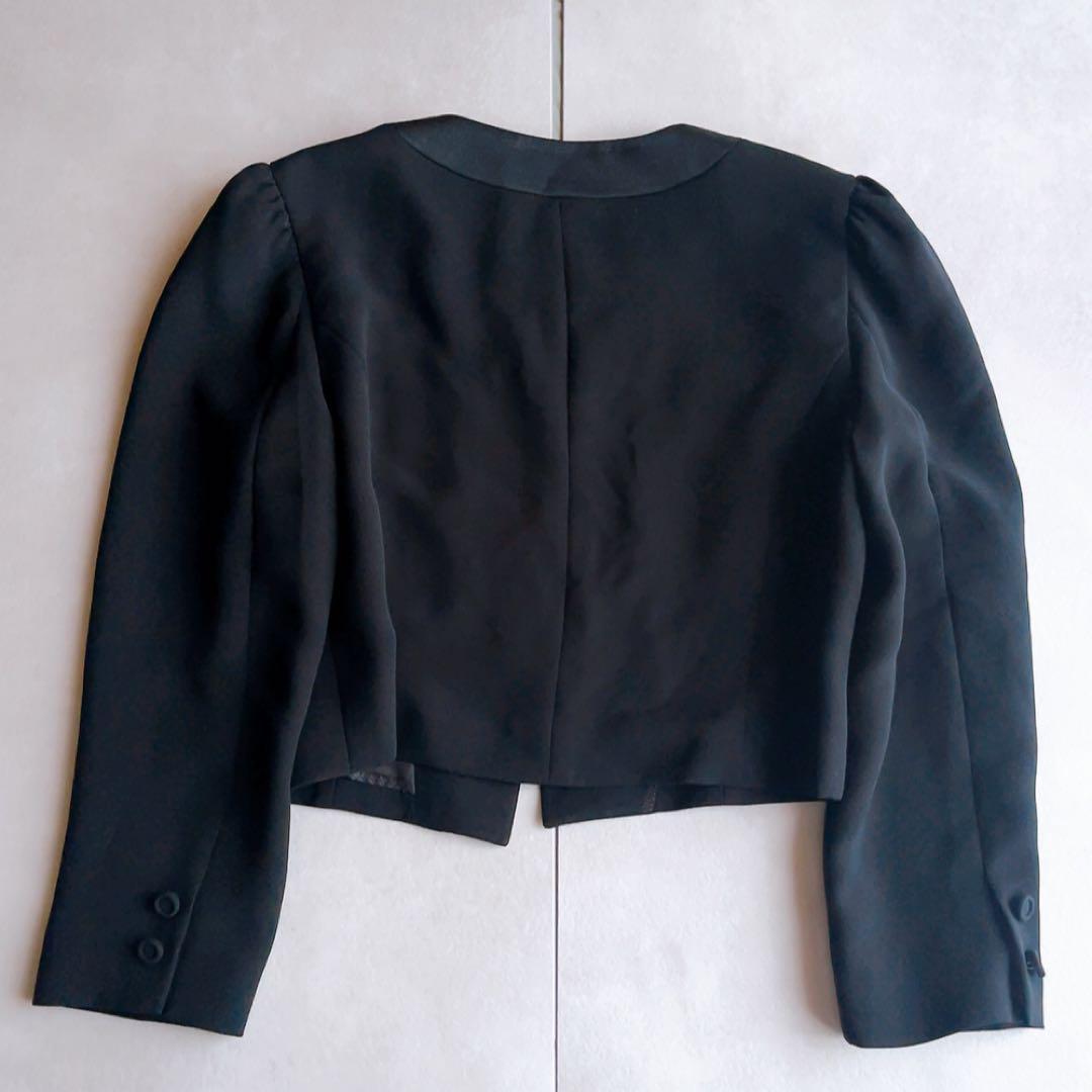 LOVELIASON ブラックフォーマル 喪服　セットアップ　ワンピース　黒M