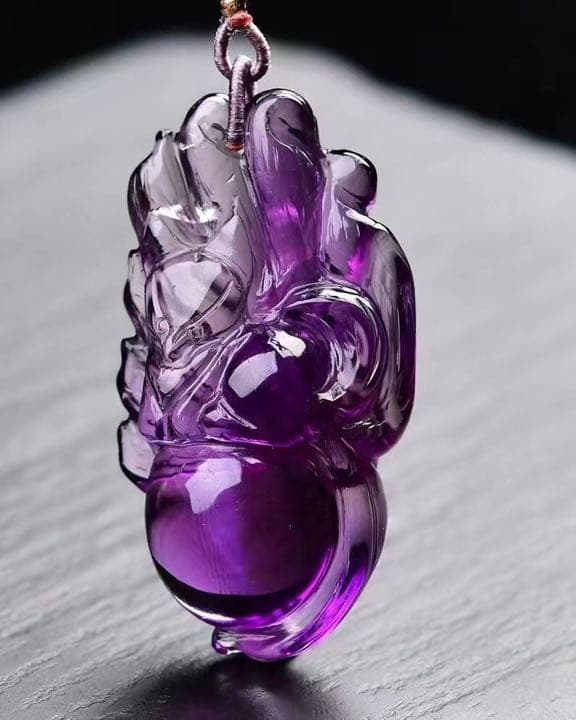 ⭐︎【天然】アメジスト ネックレス 29g