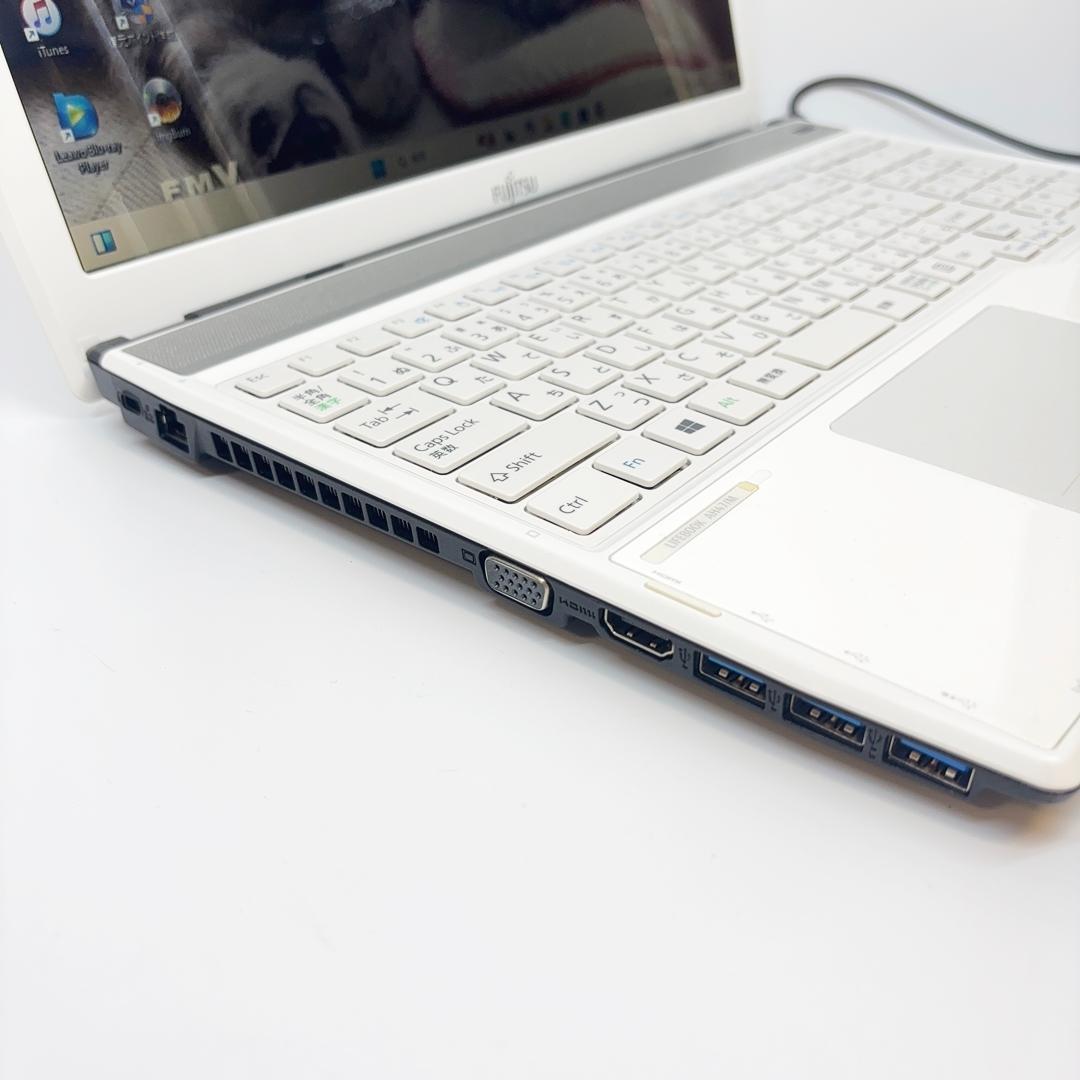 富士通 ノートパソコン Corei7 SSD メモリ16GB Win11 C25-今が