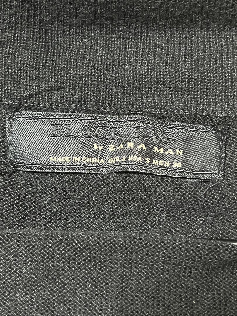 ZARA MAN ブラック フード付きパーカー Mサイズ