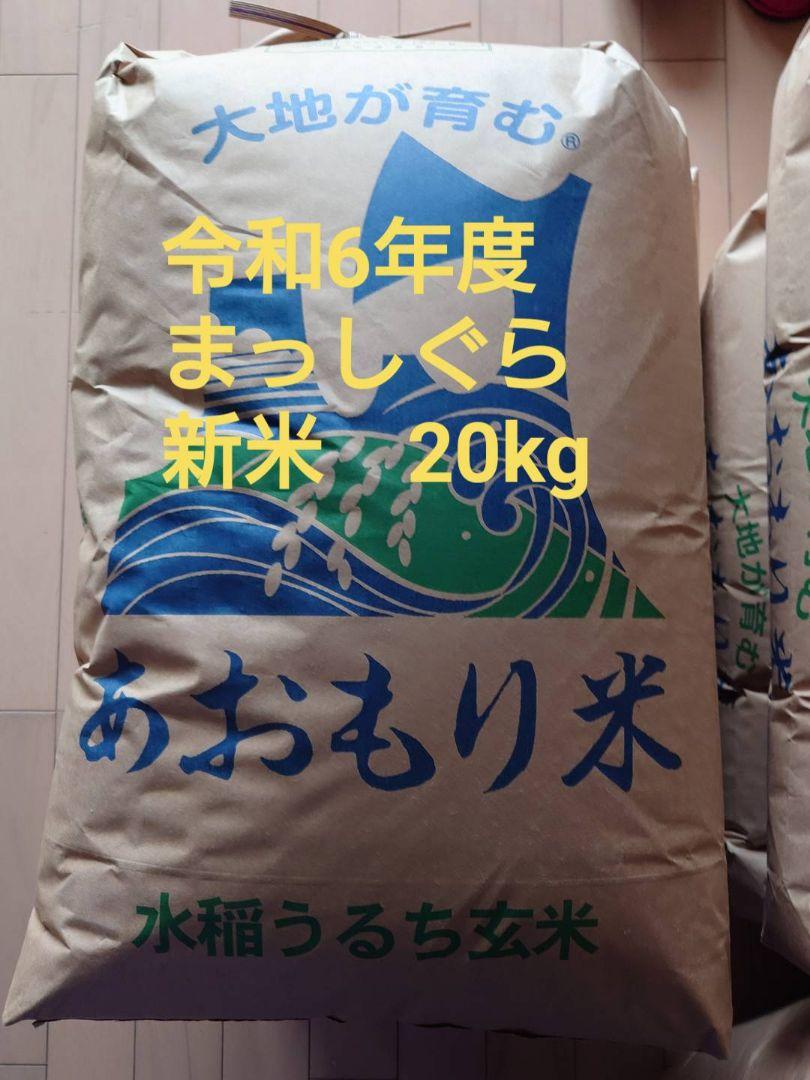 あおもり米 新米 令和6年度 20kg　まっしぐら