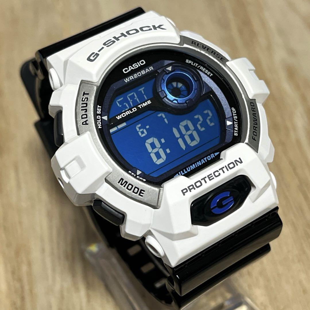 サ*ダ様 【極美品】G-SHOCK G-8900Aベゼルをブラック→純正新品ホワ