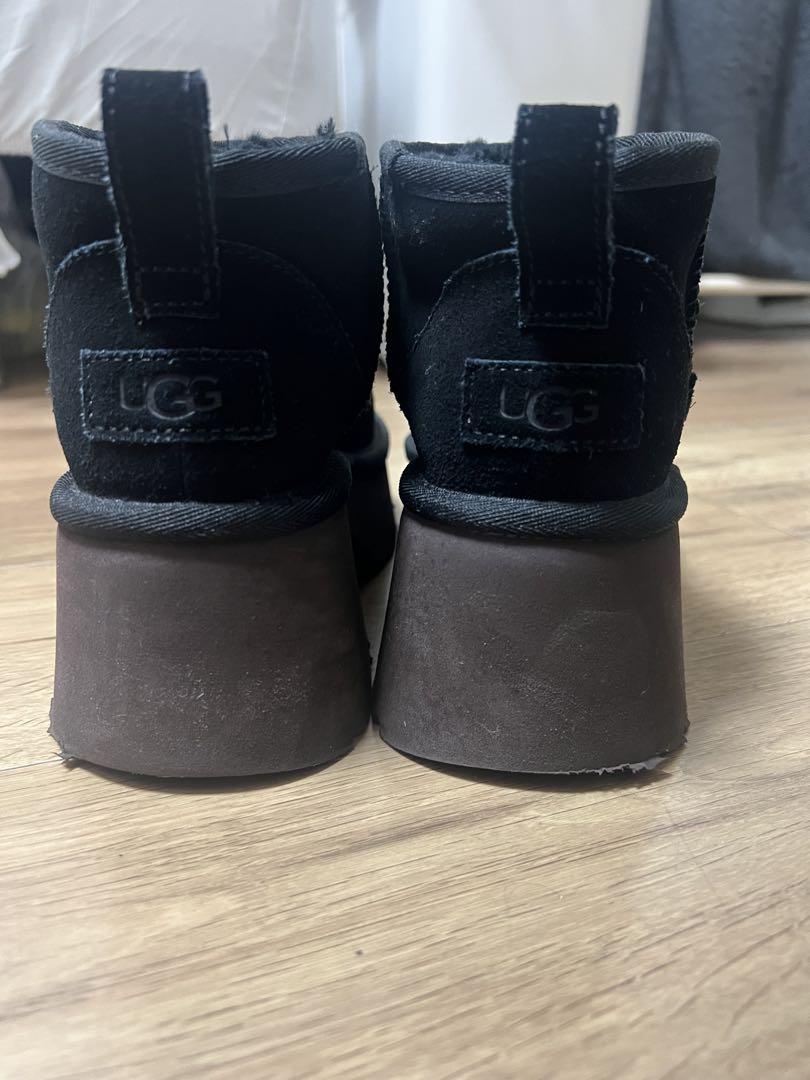 UGG 黒 厚底 classic ultra mini new heights