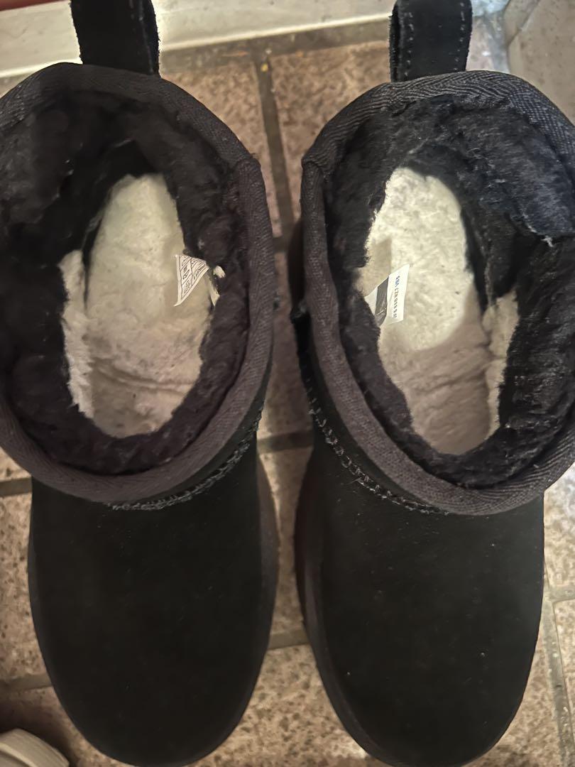 UGG 黒 厚底 classic ultra mini new heights