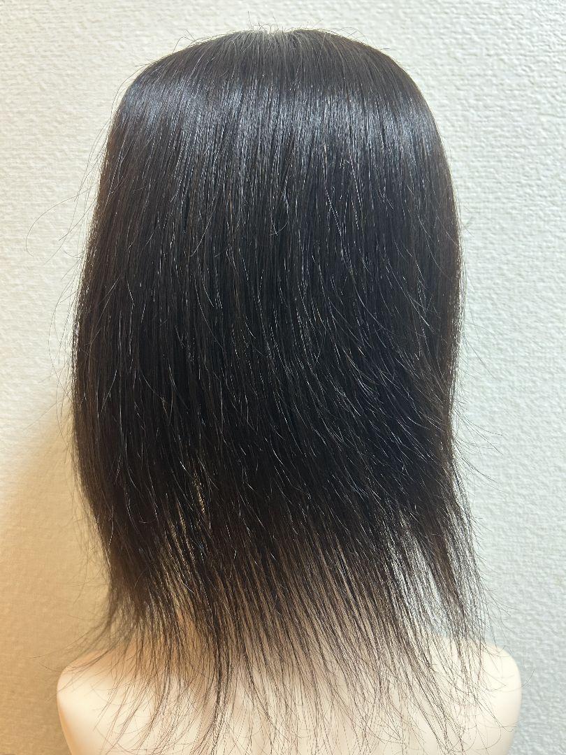人毛100％ヘアピース 部分ウィッグ　分け目自由 超軽量 蒸れにくい 装着簡単 人毛100％ ヘアピース 総手植え 分け目自由 超軽量 蒸れにくい