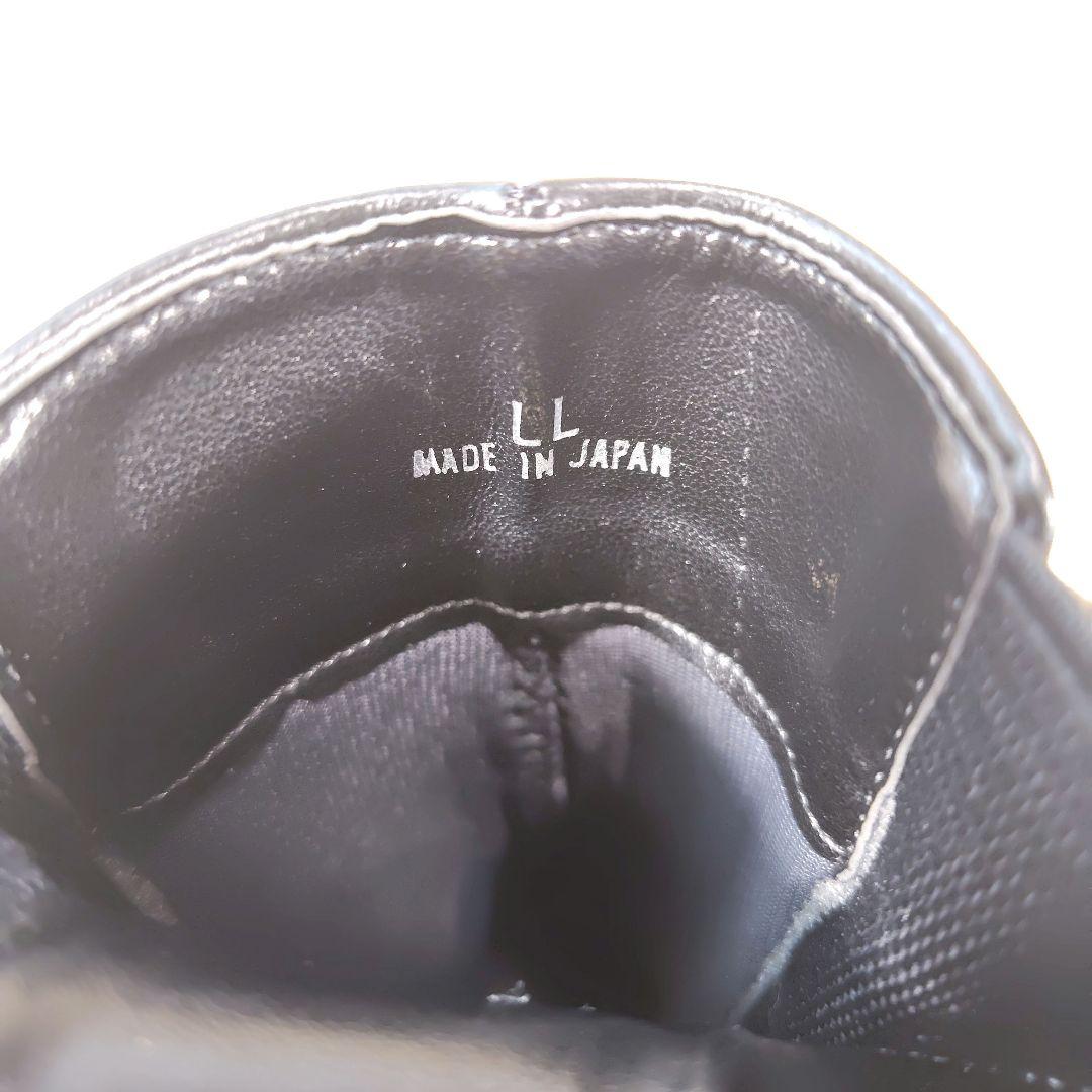 未使用級 整体サイドゴアブーツ ラクナ ショートブーツ ブラック 日本製 LL 未使用級 整体サイドゴアブーツ ラクナ ショートブーツ ブラック 日本製 LL