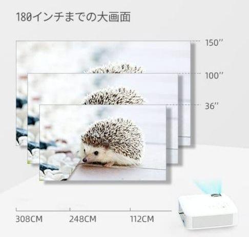 定番本物保証 プロジェクター 小型 1080PフルHD対応 デュアルスピーカー内蔵 N2AsX-m14647371371 正規品格安