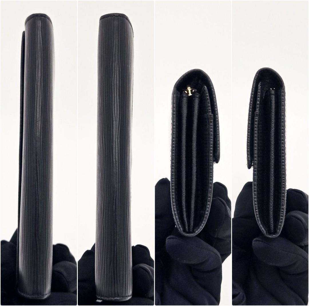 まっきー 長財布 エピ ポルトフォイユ サラ 2枚 ブラック