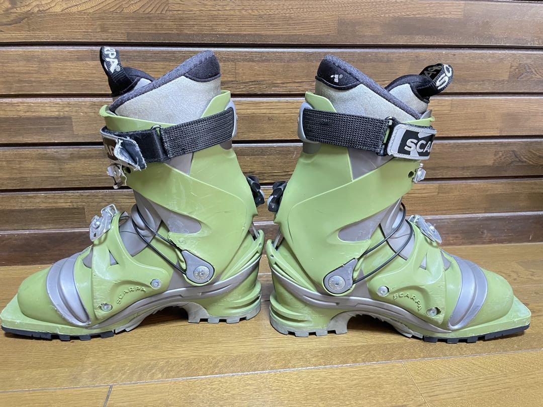 SCARPA T2 eco 26cm テレマークスキー用ブーツ グリーン