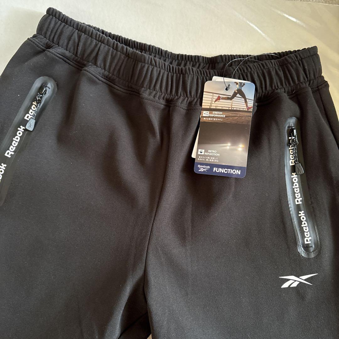 Reebok リーボック ジャージ　パンツ　Mサイズ　新品　ブラック