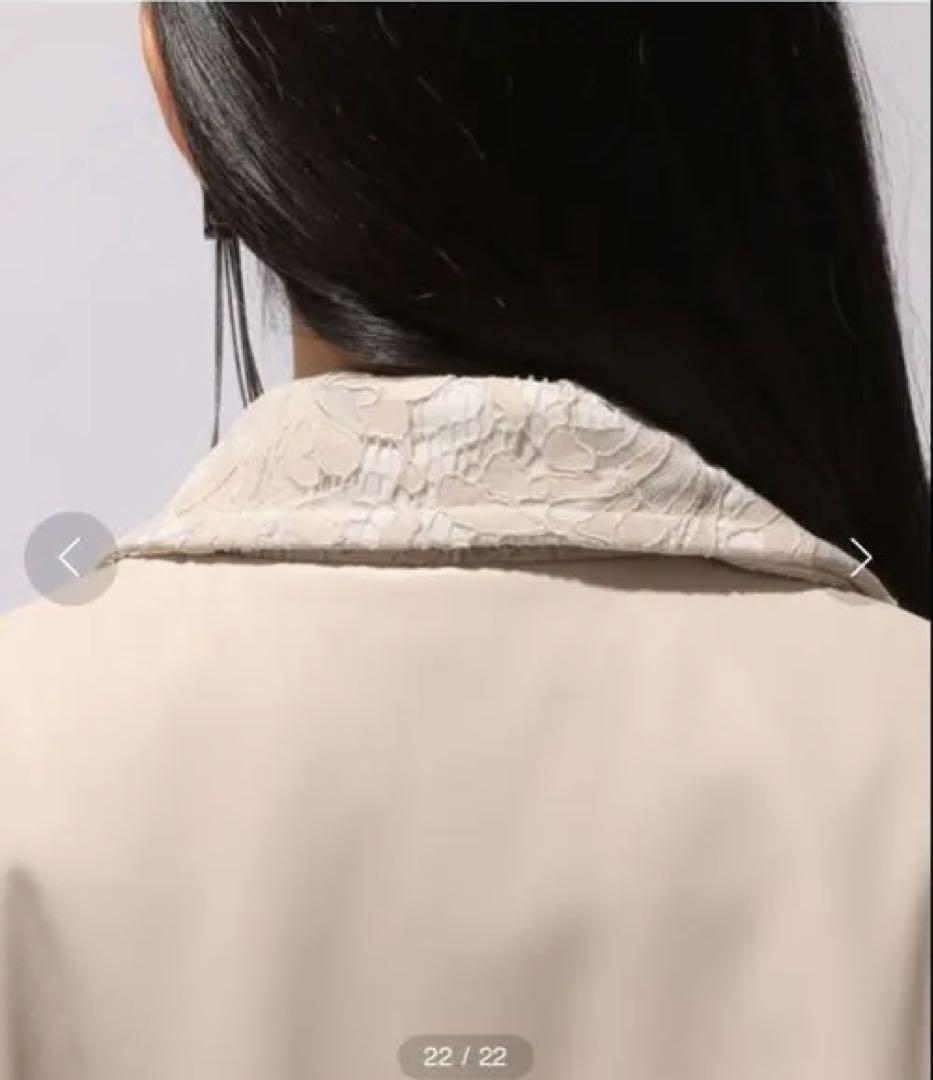 美品】HARE フェイクレザーレースキリカエコート 24SS 完売商品